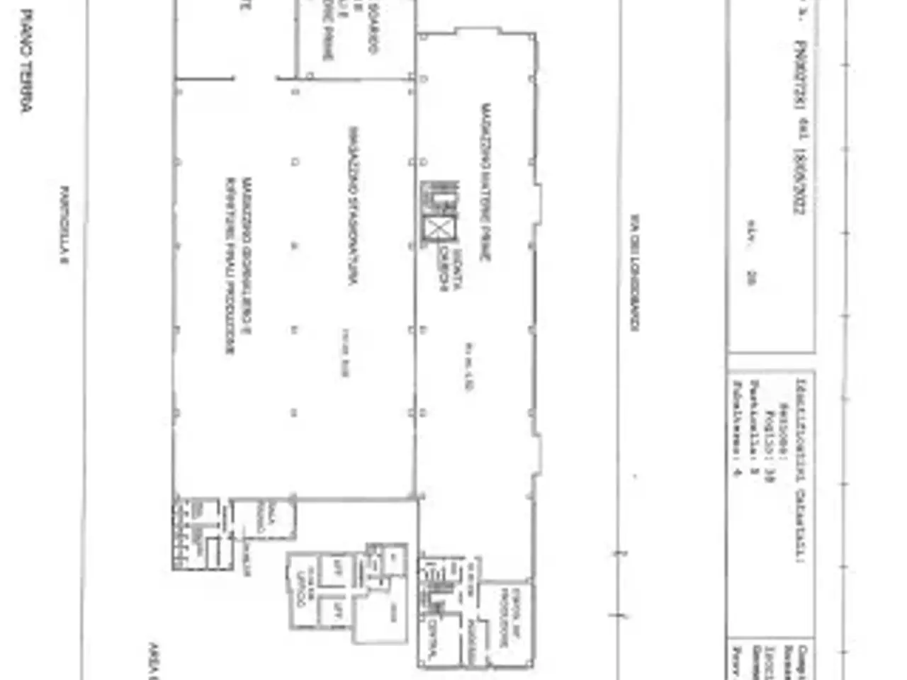 Capannone in Via Maniago 25, San Quirino, {3} - Planimetria 1