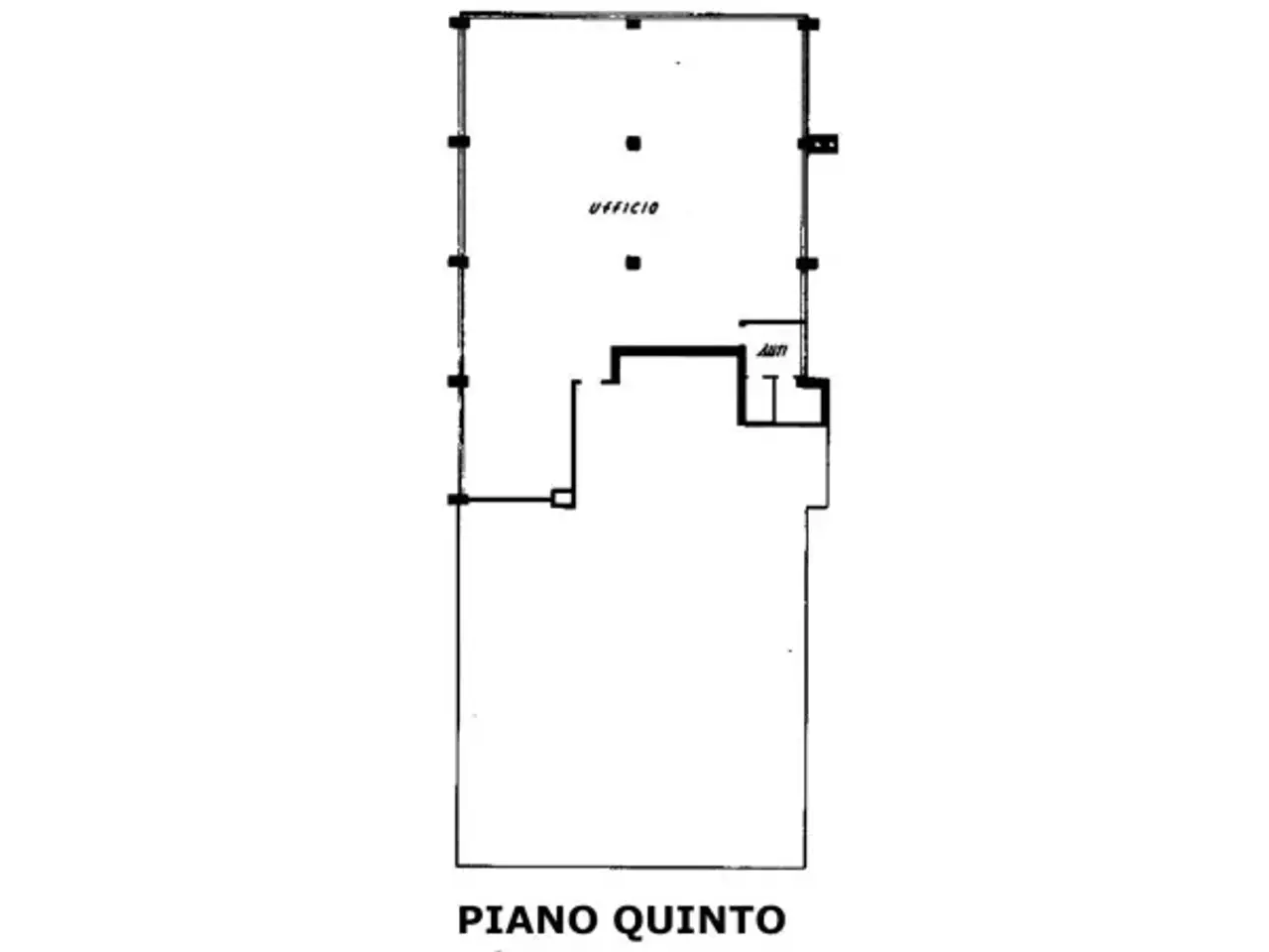 Ufficio in Corso Stati Uniti 23/I, 23/I, Padova, {3} - Planimetria 1