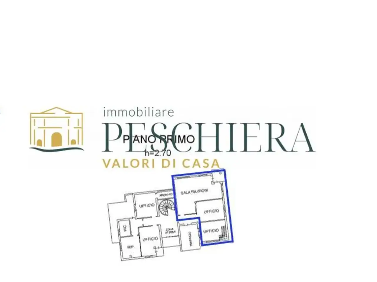 Ufficio in Via Scarpina 1, Valeggio Sul Mincio, {3} - Planimetria 1