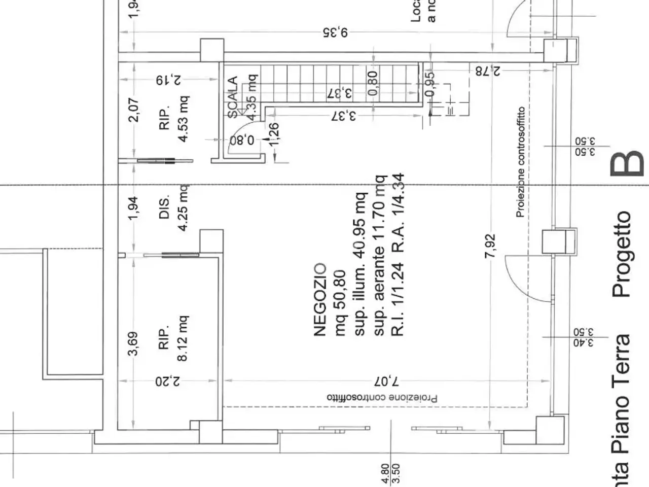 Negozio in Via Elio Ventrucci 10, Savignano Sul Rubicone, {3} - Planimetria 1