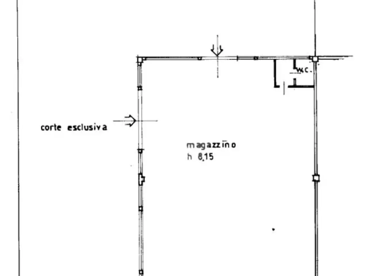 Magazzino in Via Padana Superiore 108, Mazzano, {3} - Planimetria 1