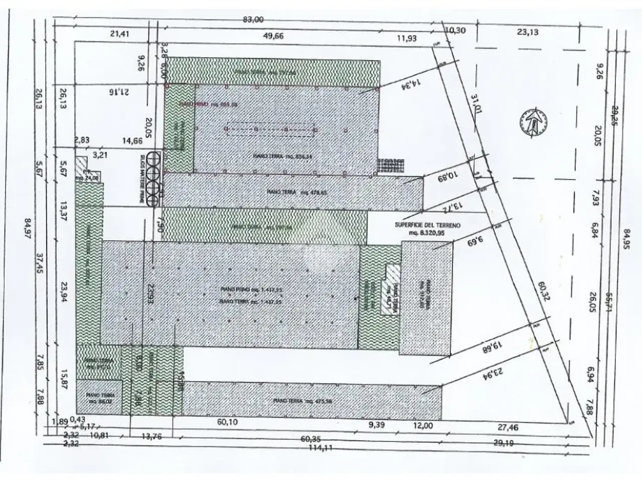 Capannone in Via delle Industrie 5, Settala, {3} - Planimetria 1
