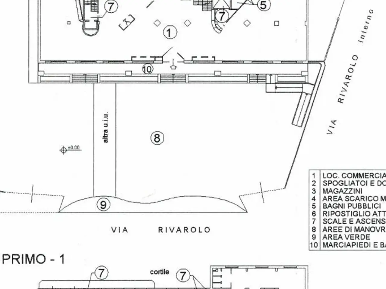 Negozio in Via Rivarolo 71, Mappano, {3} - Planimetria 1