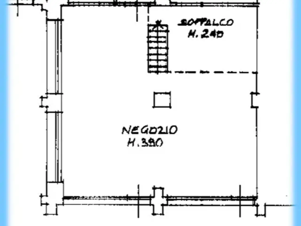Negozio in Via Forte Marghera, Venezia, {3} - Planimetria 1