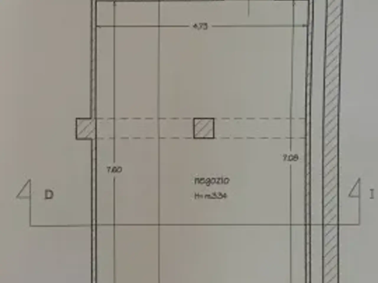 Negozio in Viale delle Medaglie d'Oro 36, Roma, {3} - Planimetria 1