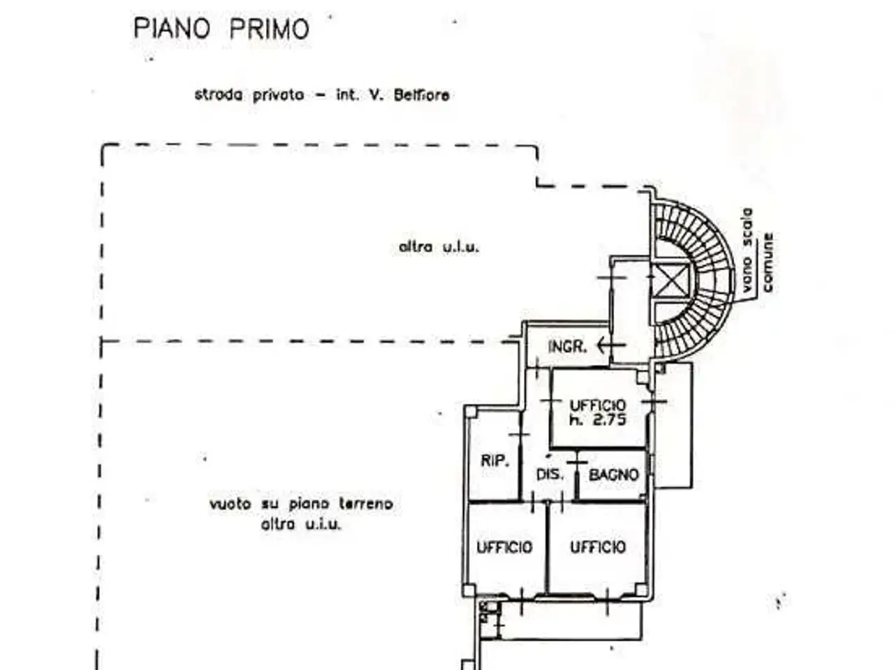 Ufficio in Via Belfiore 11/6, Nichelino, {3} - Planimetria 1