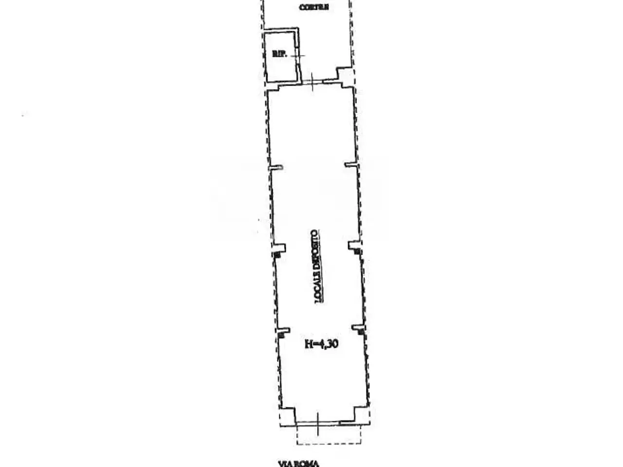 Magazzino in Via Roma 87, Neviano, {3} - Planimetria 1