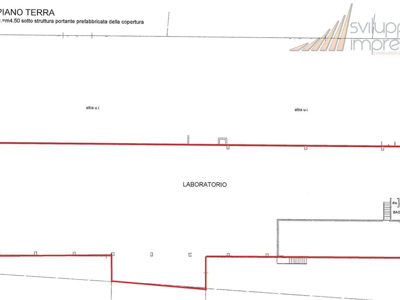 Capannone in Via Salerno, Limbiate, {3} - Planimetria 1