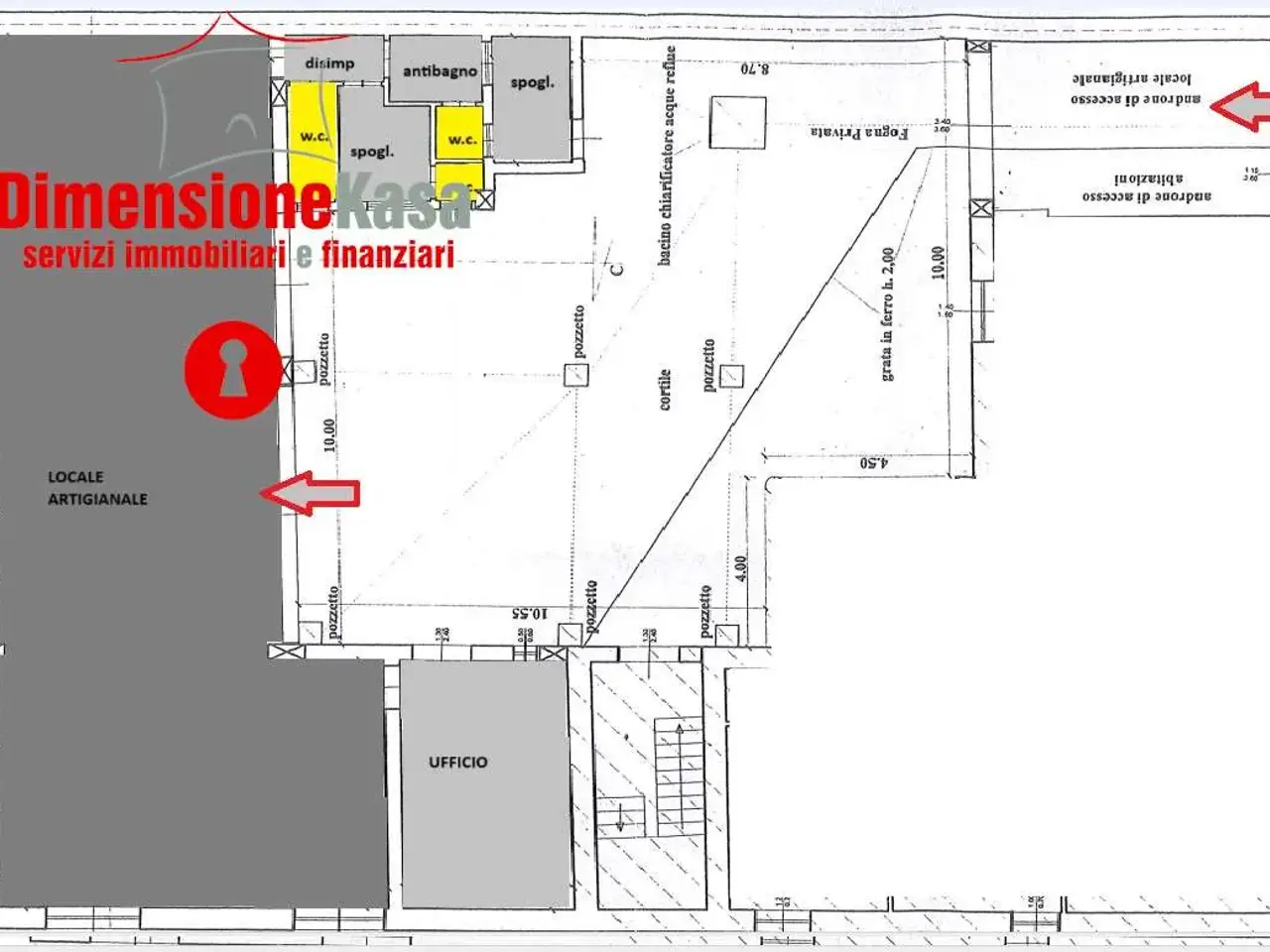 Palazzina commerciale in Don Luigi Sturzo 6, Cimitile, {3} - Planimetria 1