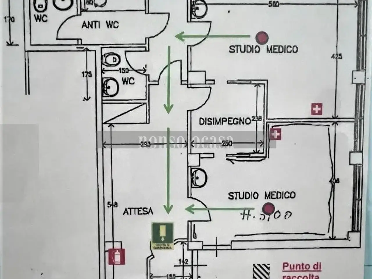 Ufficio in Via Nazzareno Cristofani 1414, Perugia, {3} - Planimetria 1