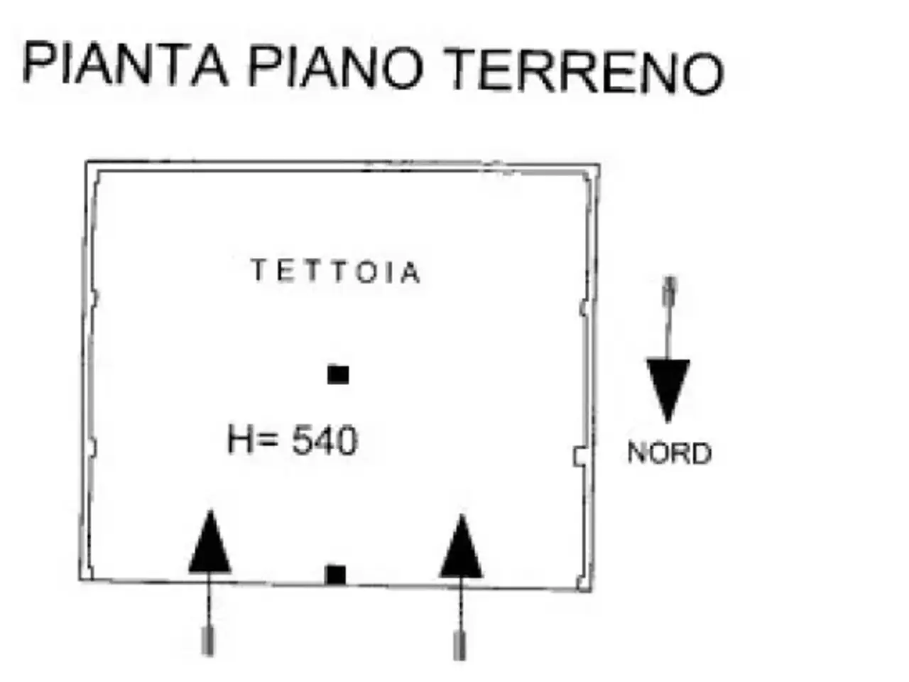 Magazzino in Maniga, Sommariva Del Bosco, {3} - Planimetria 1