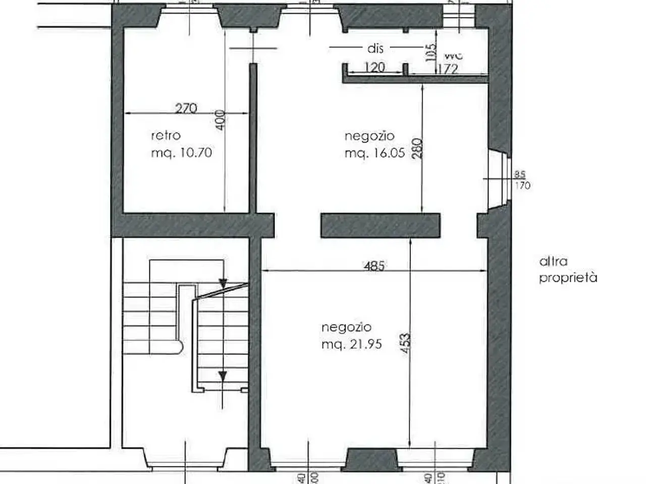 Esercizio commerciale in Strada Genova 60/a, Moncalieri, {3} - Planimetria 1