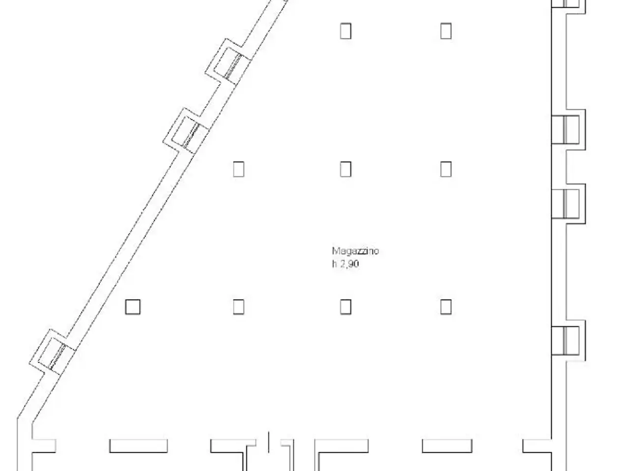 Capannone in Via Costantino Quaranta 11, Brescia, {3} - Planimetria 1