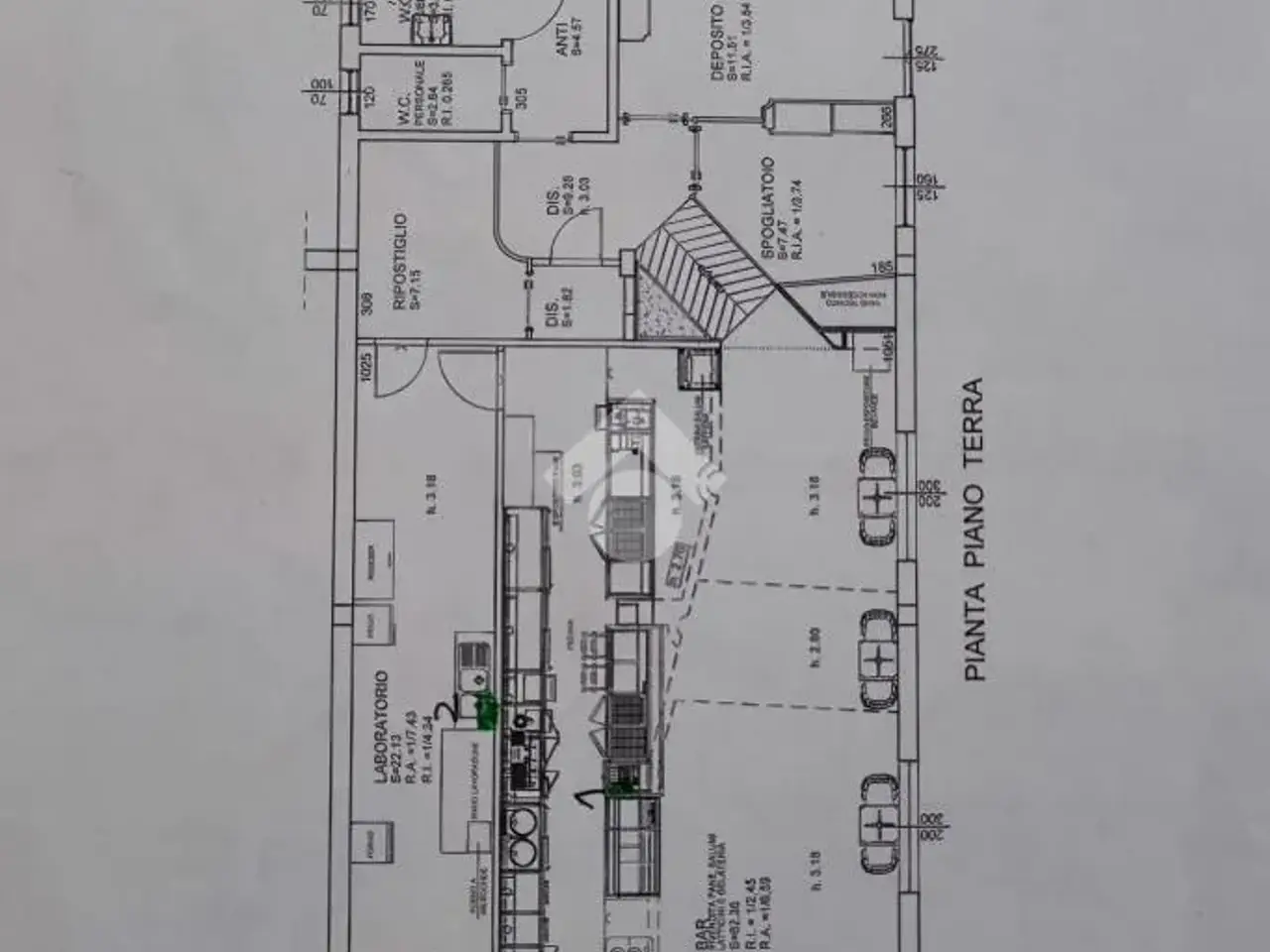 Negozio in Via Brando Brandi, Forli', {3} - Planimetria 1