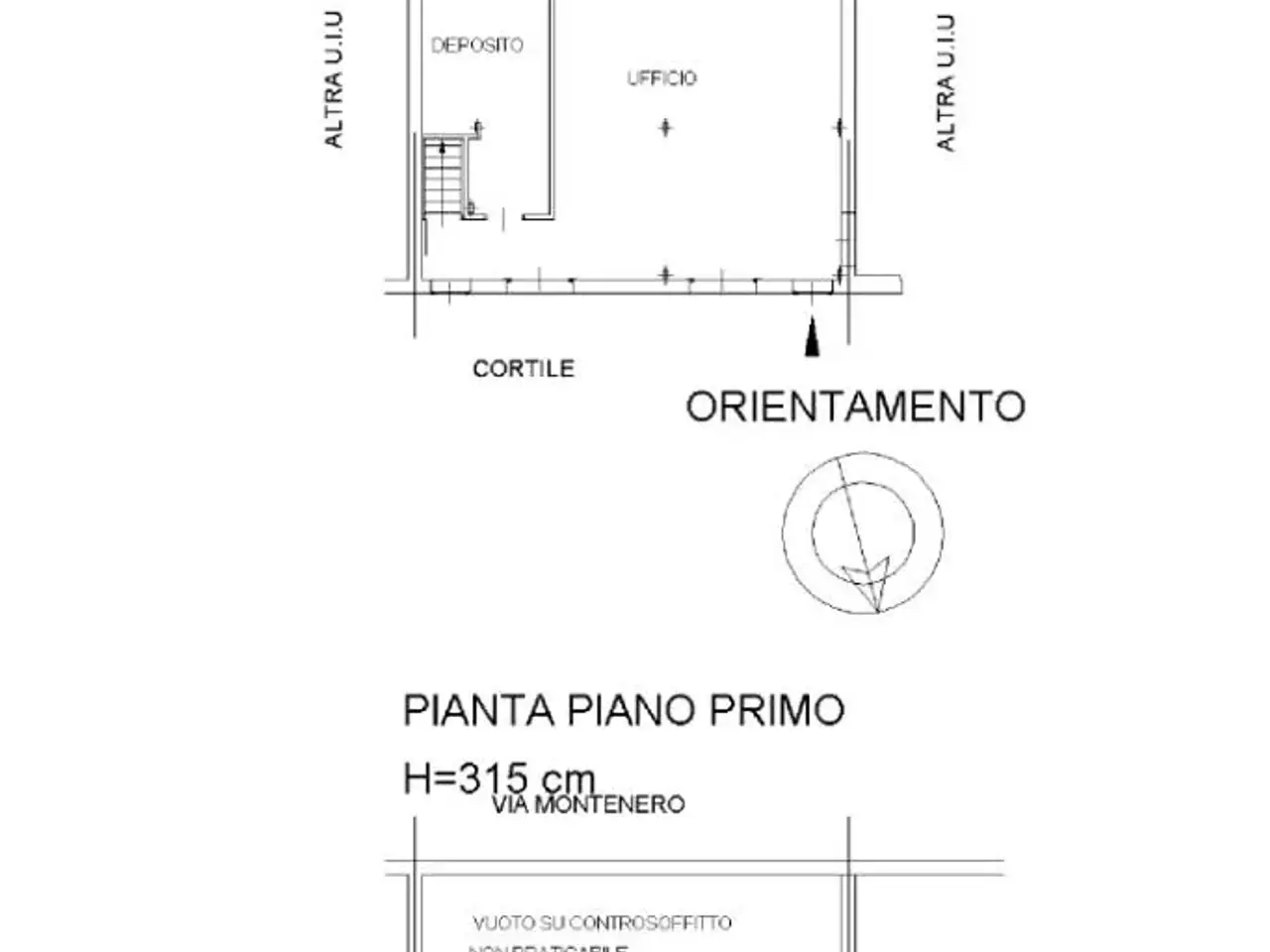 Ufficio in C.So Indipendenza 53, Rivarolo Canavese, {3} - Planimetria 1