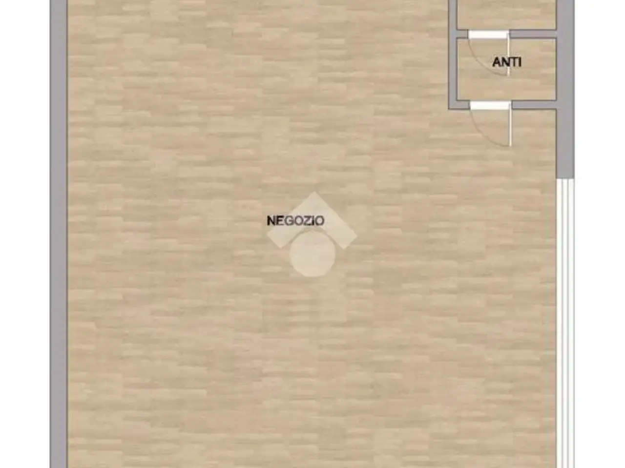 Negozio in Via G.Verdi 110, Campodarsego, {3} - Planimetria 1