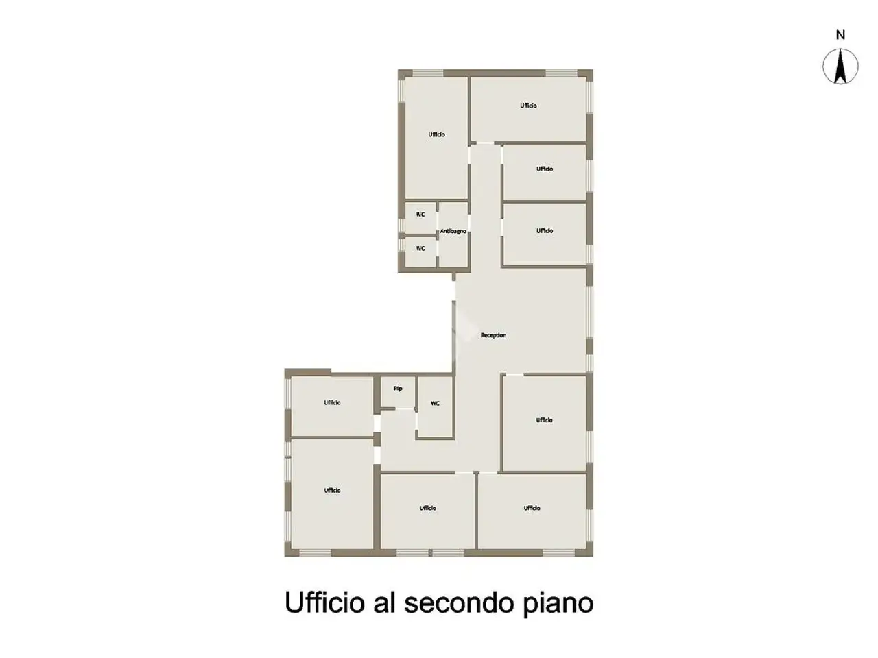 Ufficio in Viale Andrea Palladio 29, Verona, {3} - Planimetria 1