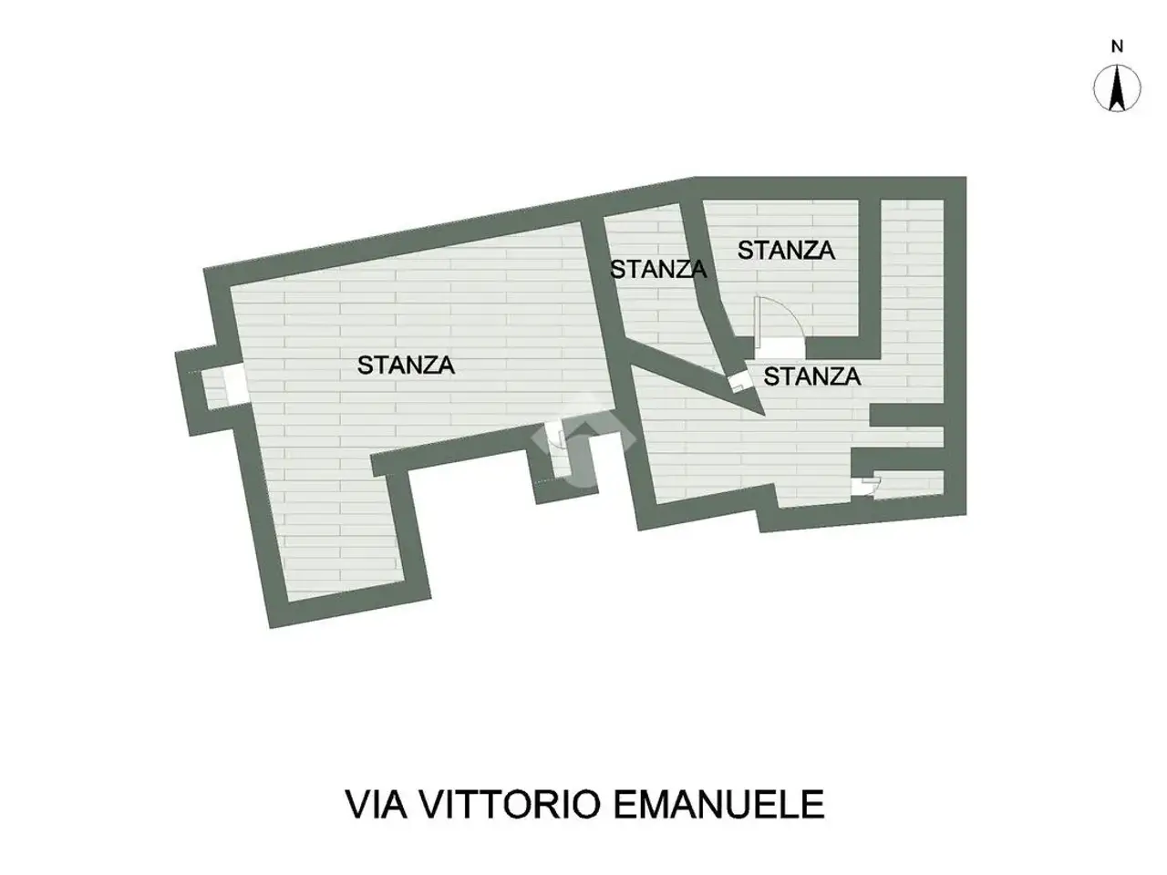 Magazzino in Via Vittorio Emanuele 30, Volla, {3} - Planimetria 1