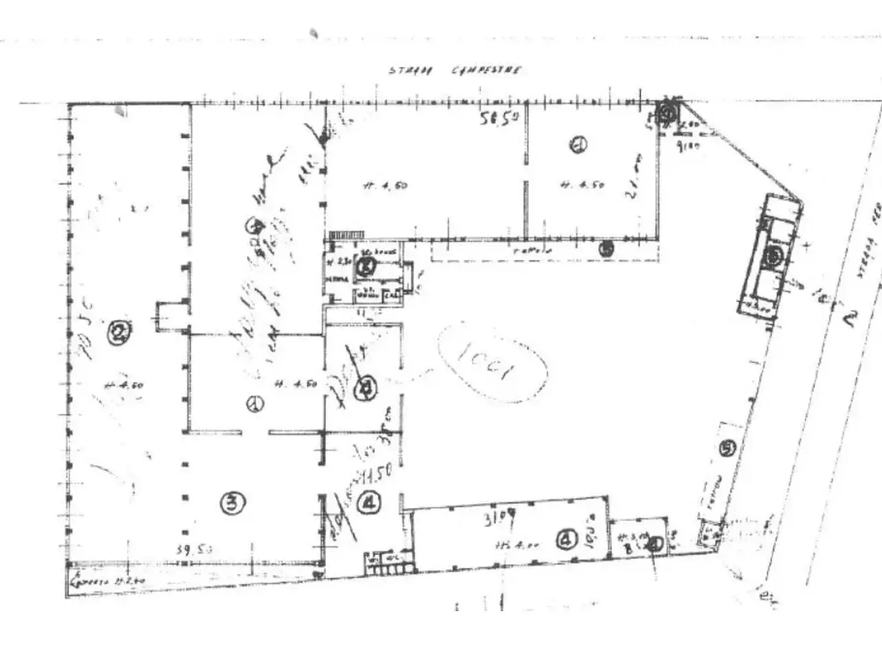 Capannone in Via S. Caterina da Siena 18, Corbetta, {3} - Planimetria 1