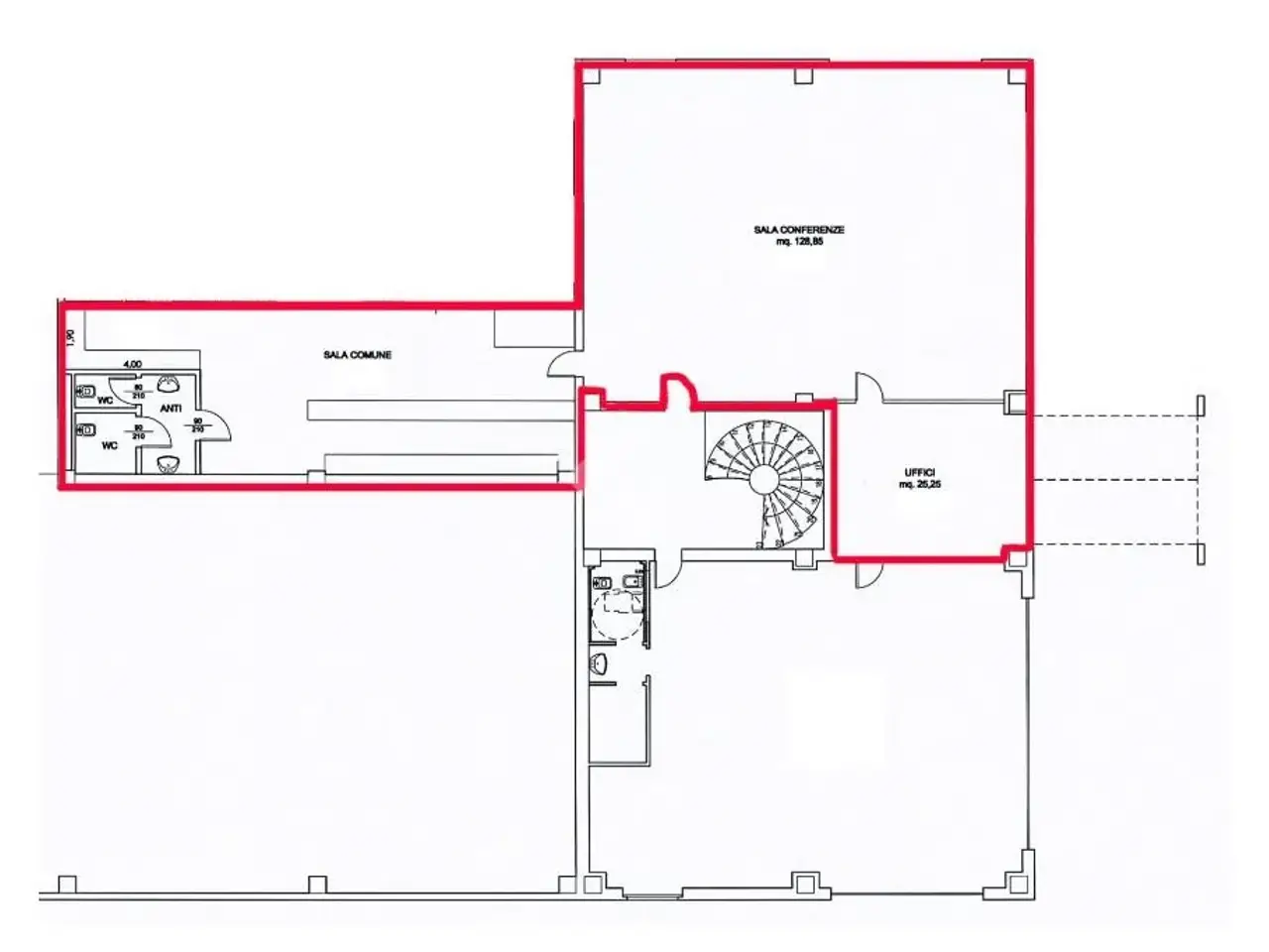 Ufficio in Via Rosario 42, Polpenazze del Garda, {3} - Planimetria 1