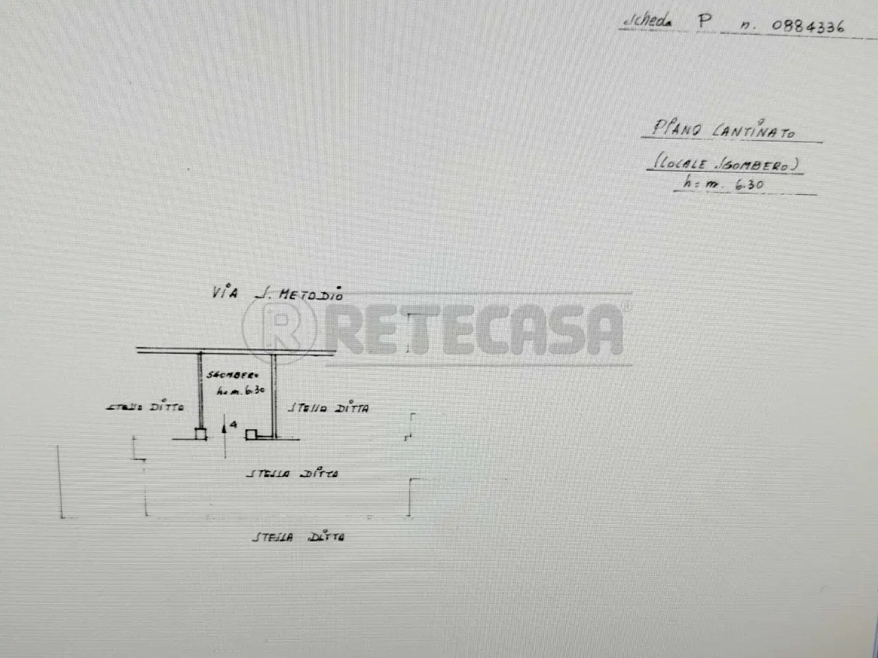 Parcheggio chiuso in Via San Metodio, Siracusa, {3} - Planimetria 1