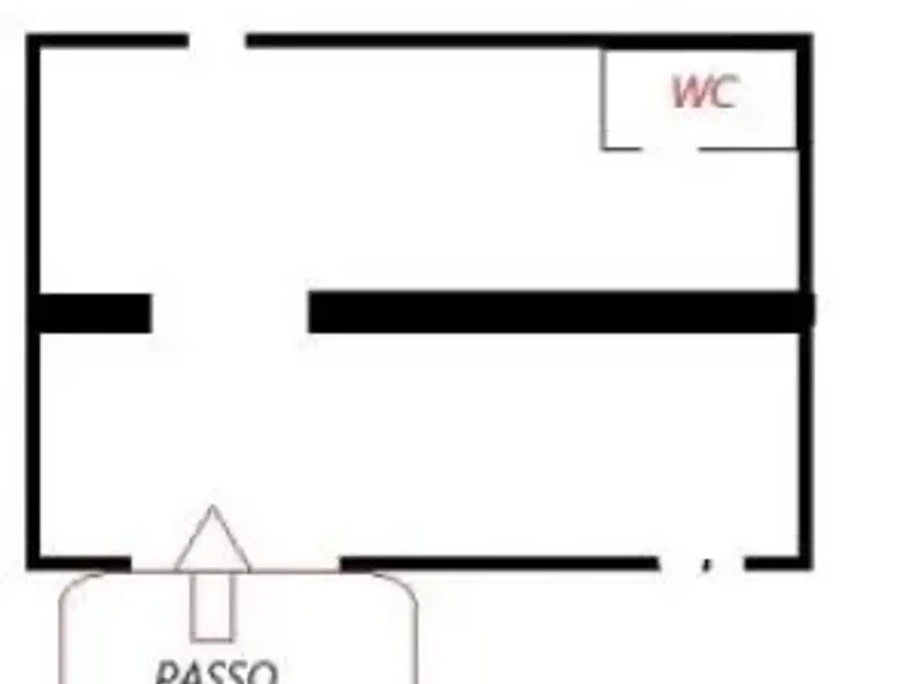 Magazzino in Via Santa Fermina, Civitavecchia, {3} - Planimetria 1