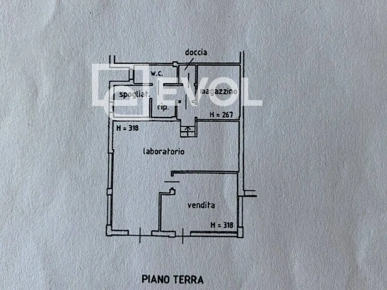 Negozio in Via San Giovanni 22, Moimacco, {3} - Planimetria 1