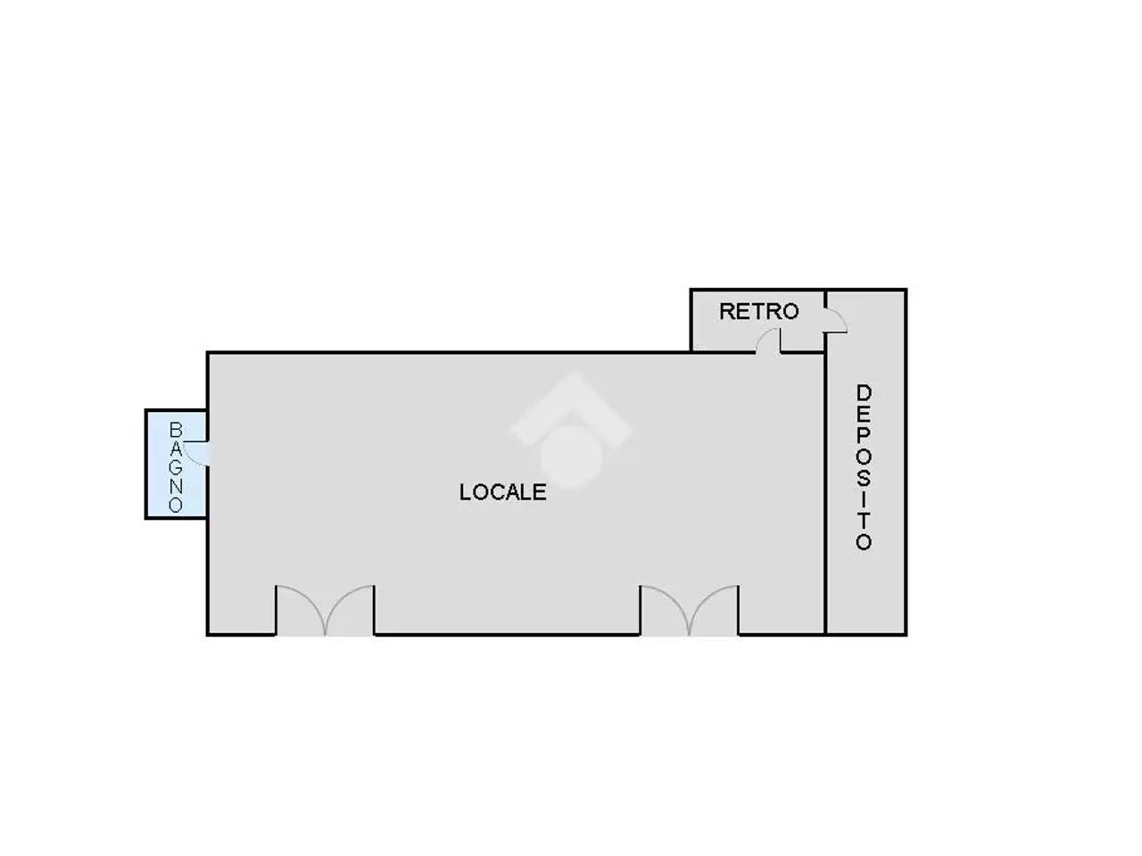 Negozio in Via Vincenzo di Maro 66, Napoli, {3} - Planimetria 1