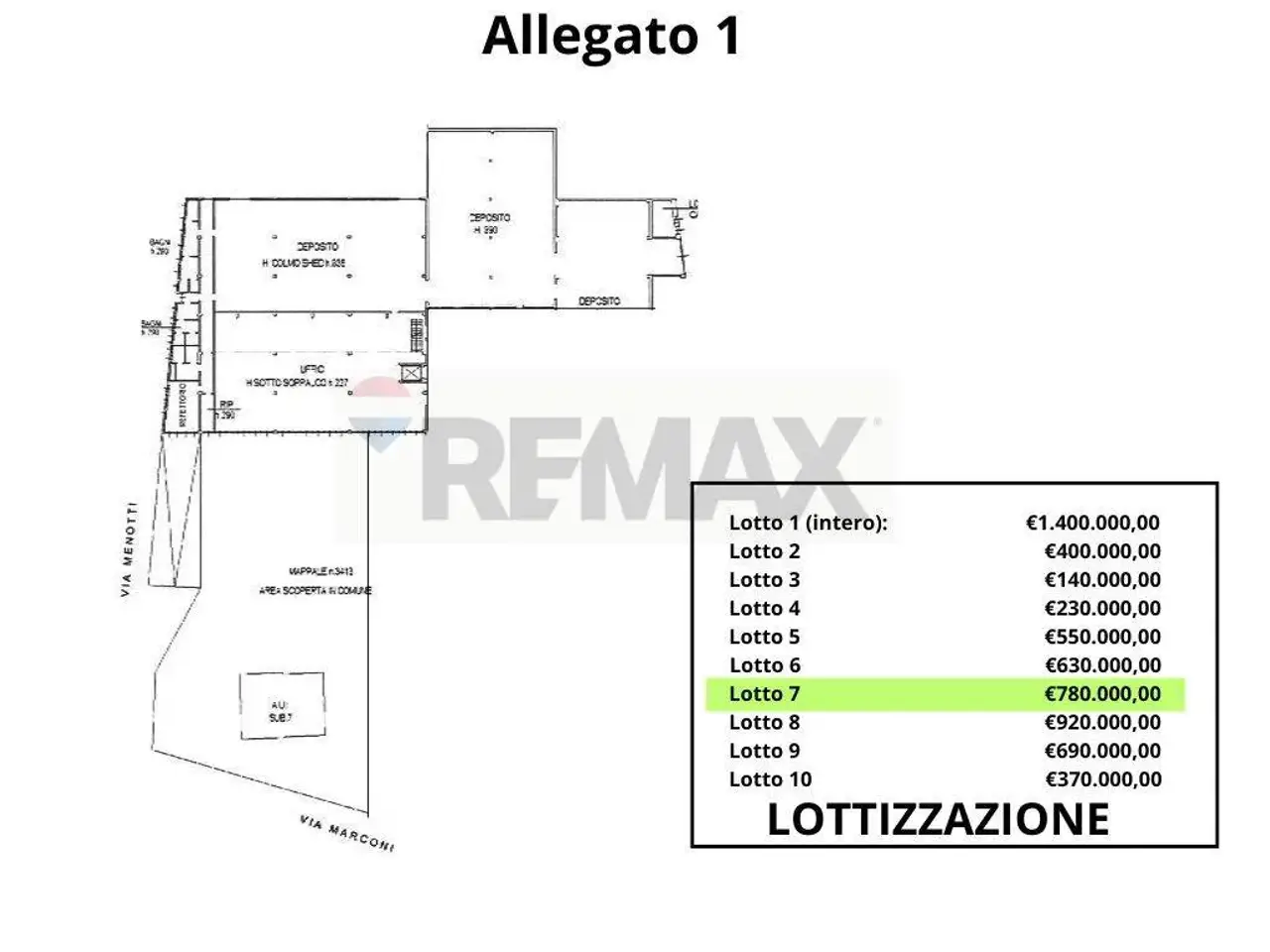 Capannone in Piazza Giuseppe Mazzini 16, Besnate, {3} - Planimetria 1