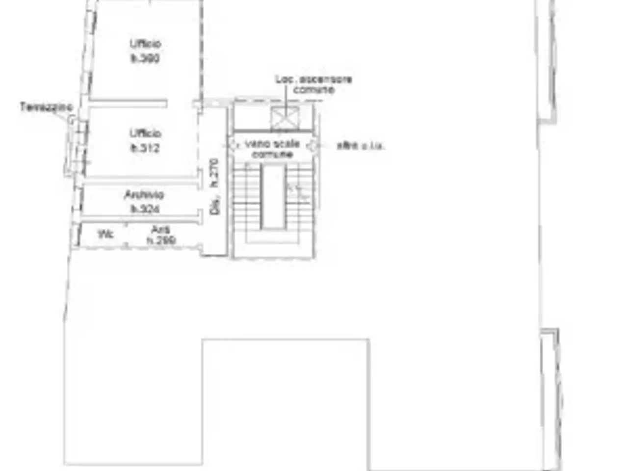 Ufficio in San Marco 4410, Venezia, {3} - Planimetria 1