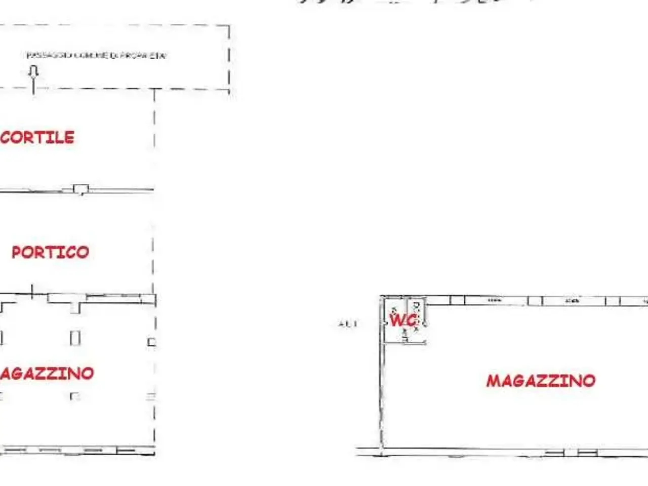 Palazzina commerciale in Via della Repubblica 13, Olgiate Olona, {3} - Planimetria 1