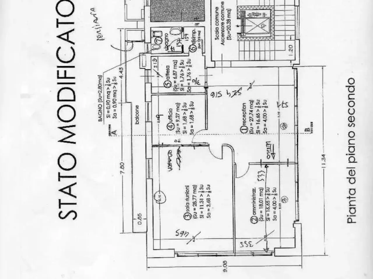Ufficio in , Lucca, {3} - Planimetria 1