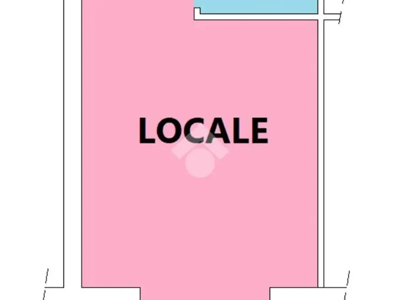 Negozio in Via Pietro Fedele 00, Roma, {3} - Planimetria 1