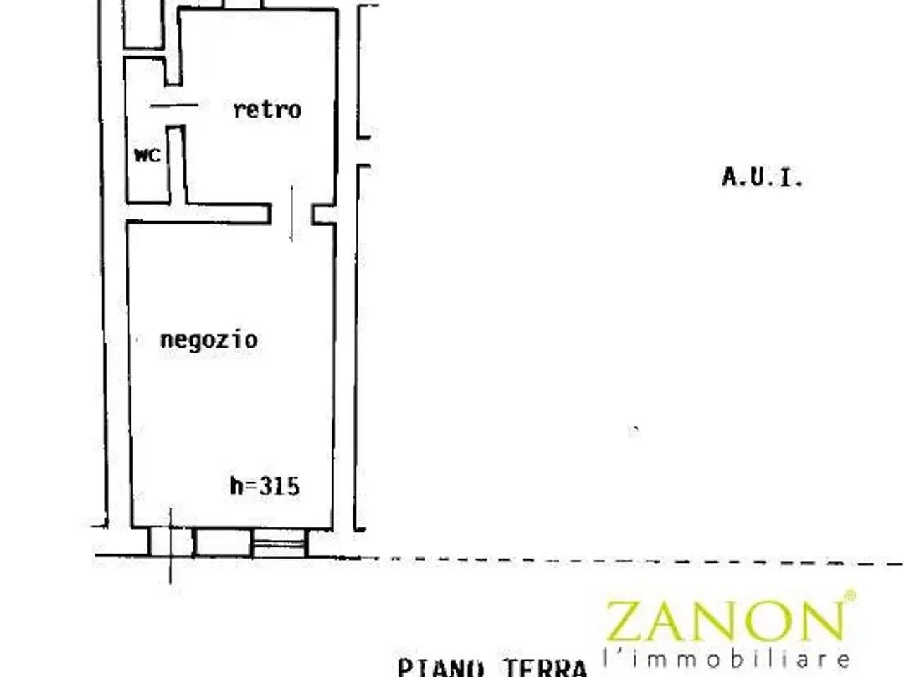 Negozio in Via Garibaldi 9/C, Gorizia, {3} - Planimetria 1