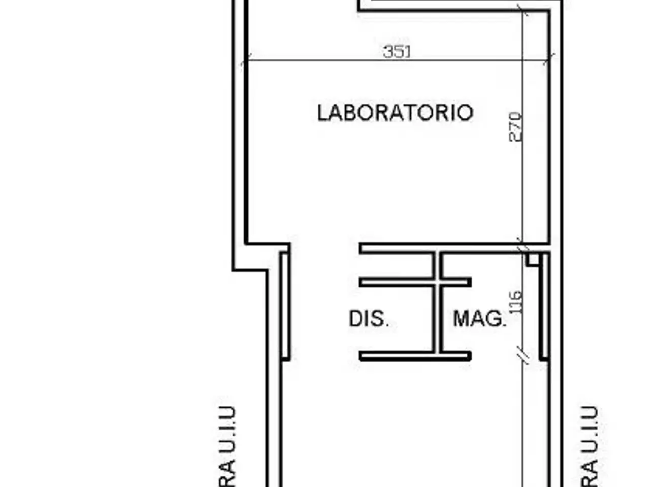 Esercizio commerciale in Via di Donna Olimpia 71, Roma, {3} - Planimetria 1