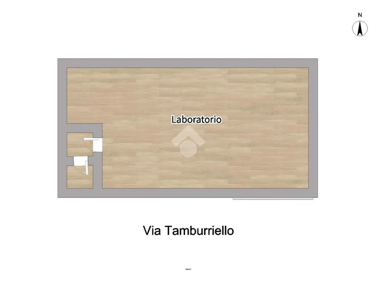 Laboratorio in Via Tamburriello 29, Volla, {3} - Planimetria 1