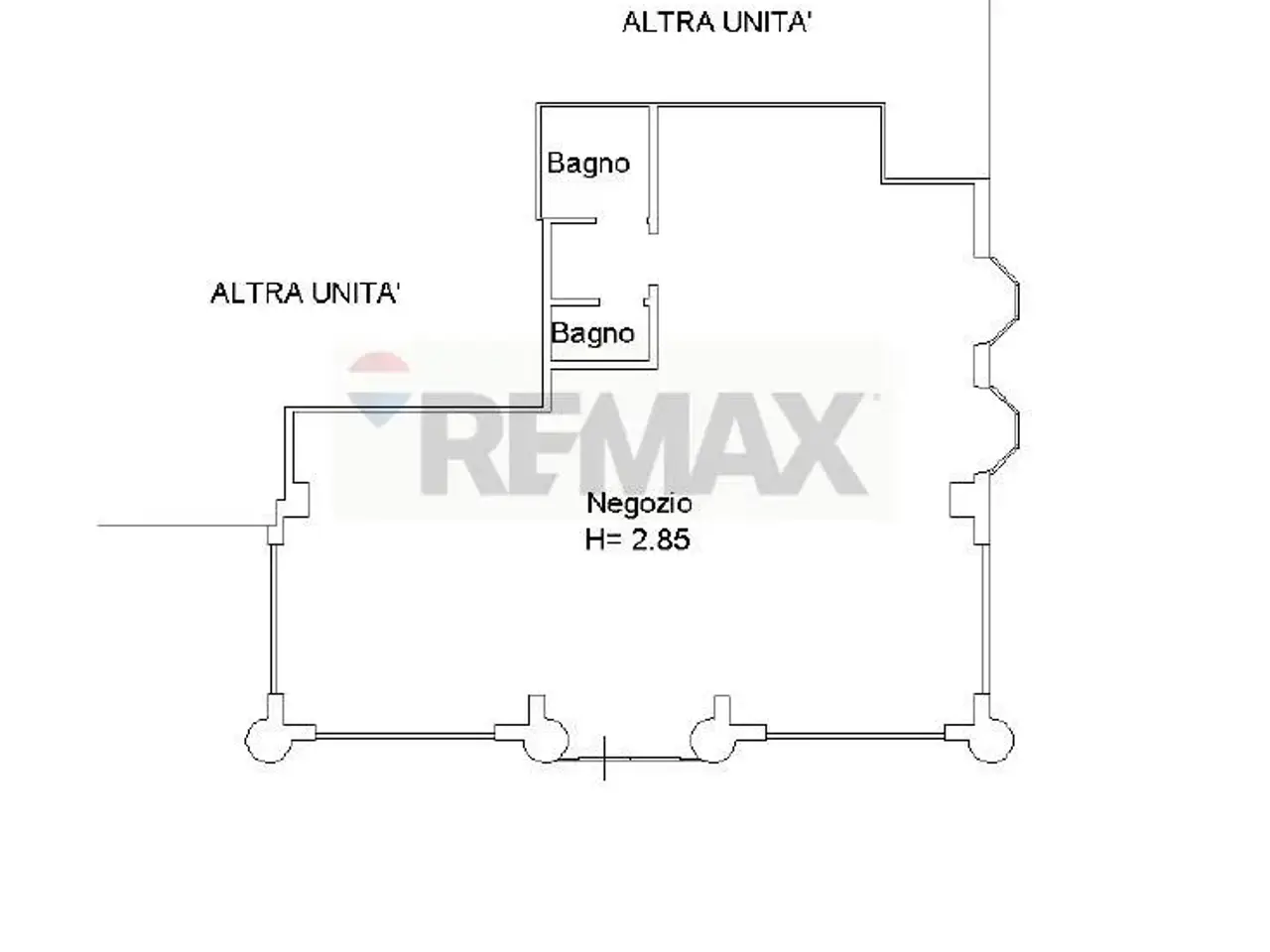 Negozio in Via Lombardia 17, Volta Mantovana, {3} - Planimetria 1