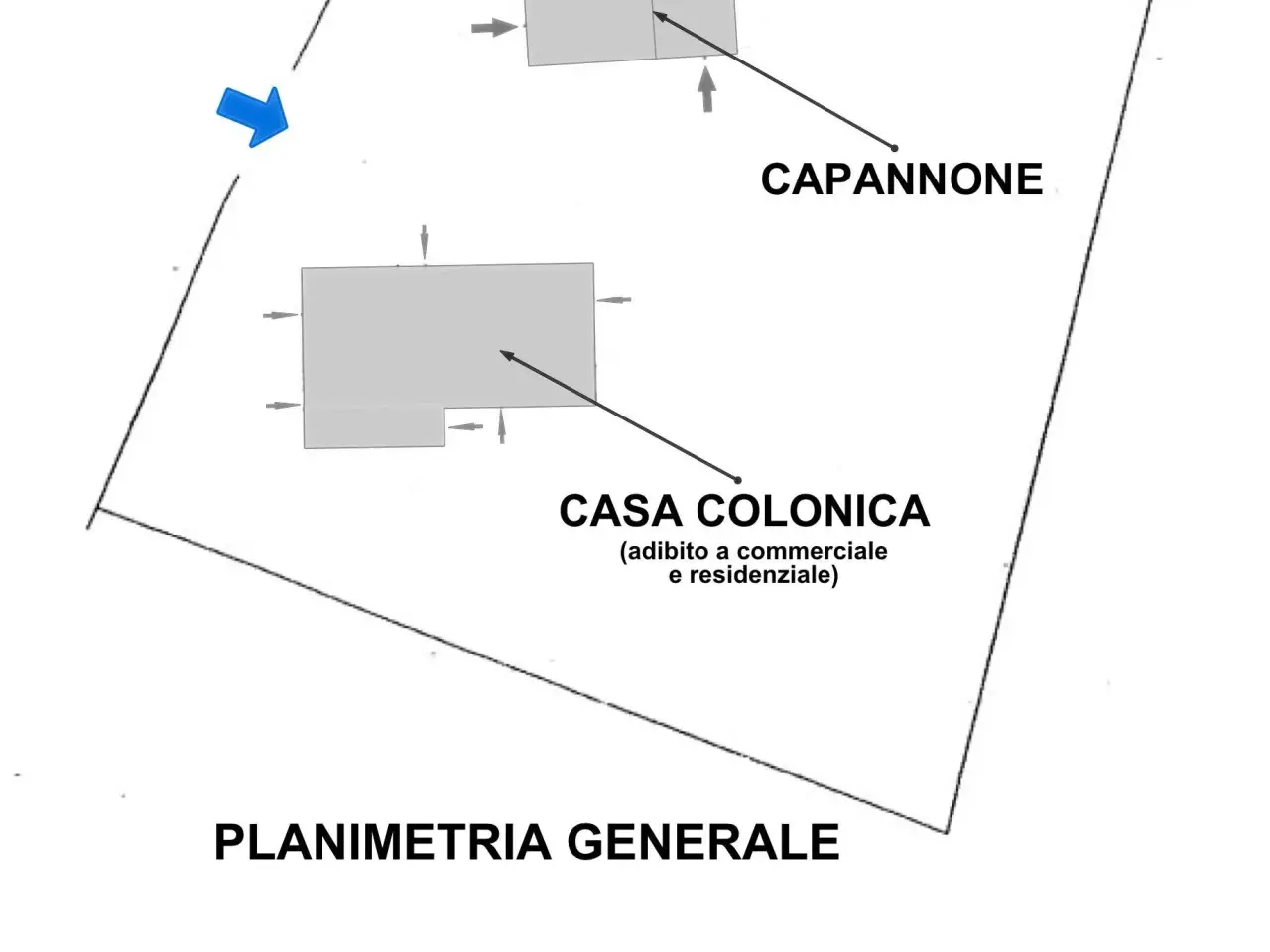 Negozio in Via dei Nespoli, Ravenna, {3} - Planimetria 1