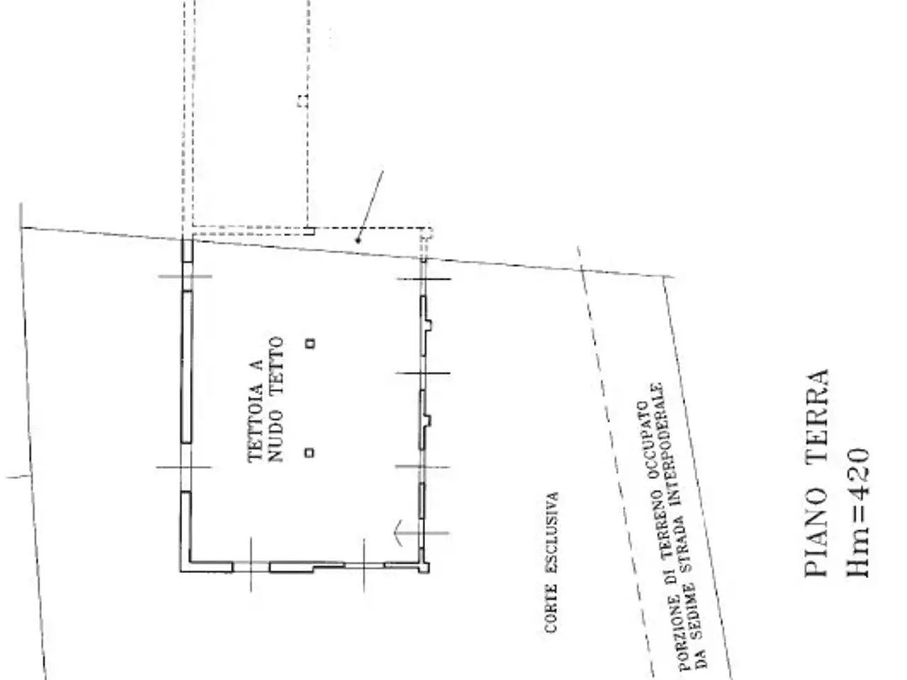 Magazzino in Via Provinciale, Mercenasco, {3} - Planimetria 1