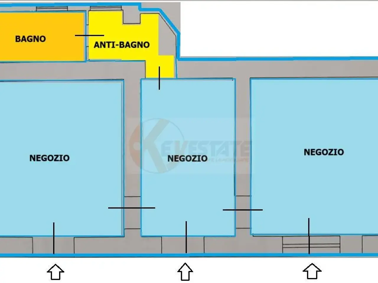 Negozio in Via Trieste 20, Nuoro, {3} - Planimetria 1