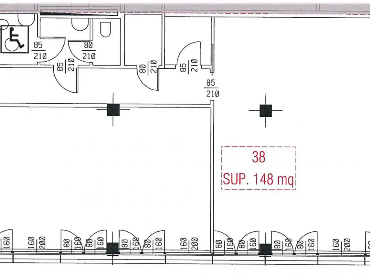 Ufficio in Treviso Mare, Roncade, {3} - Planimetria 1