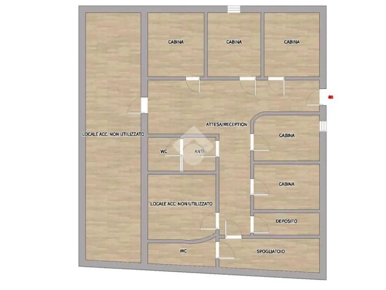 Negozio in Via Martiri della Libertà 7, Padova, {3} - Planimetria 1