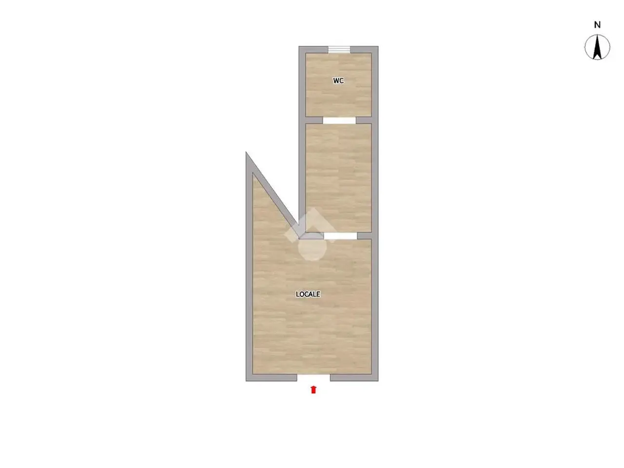 Negozio in Via Nicolò Garzilli 75, Napoli, {3} - Planimetria 1