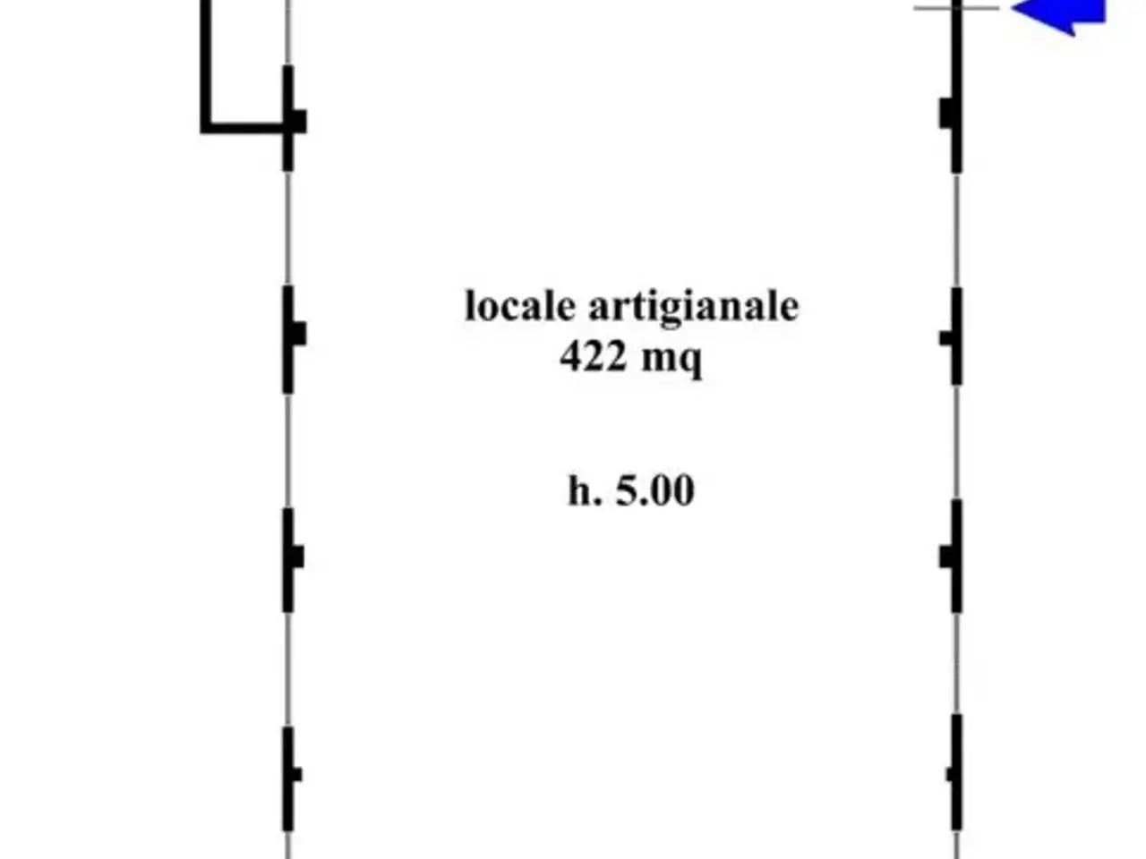 Capannone in , Selargius, {3} - Planimetria 1