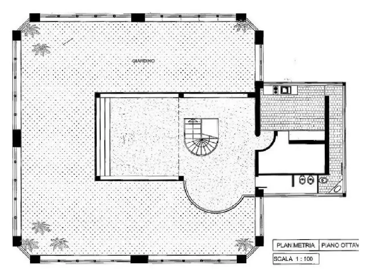 Ufficio in Via C. Cattaneo 9, Lissone, {3} - Planimetria 1