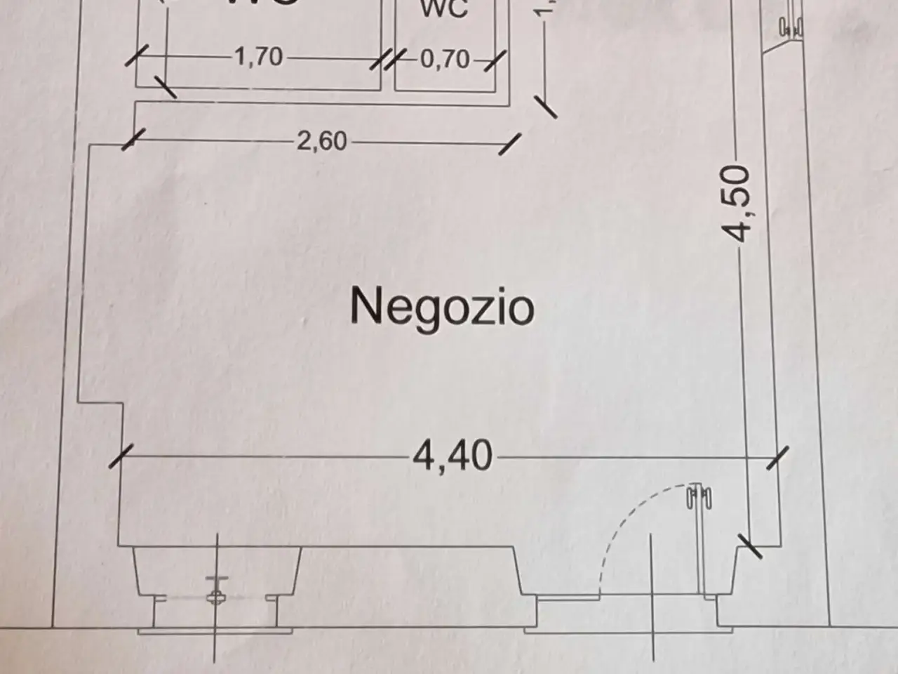 Negozio in Via 20 Settembre 59, Lurate Caccivio, {3} - Planimetria 1