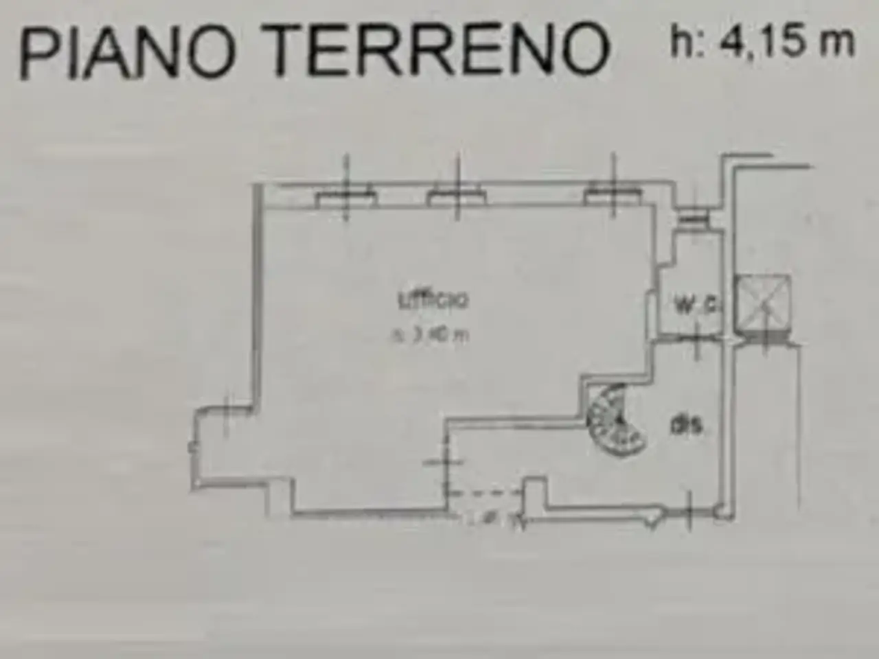 Ufficio in Via Tiziano 21, Milano, {3} - Planimetria 1
