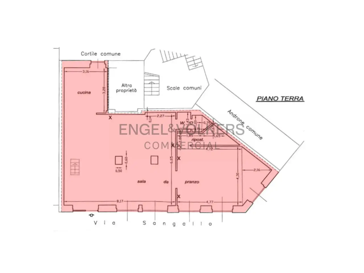 Negozio in Via Briosi, Milano, {3} - Planimetria 1