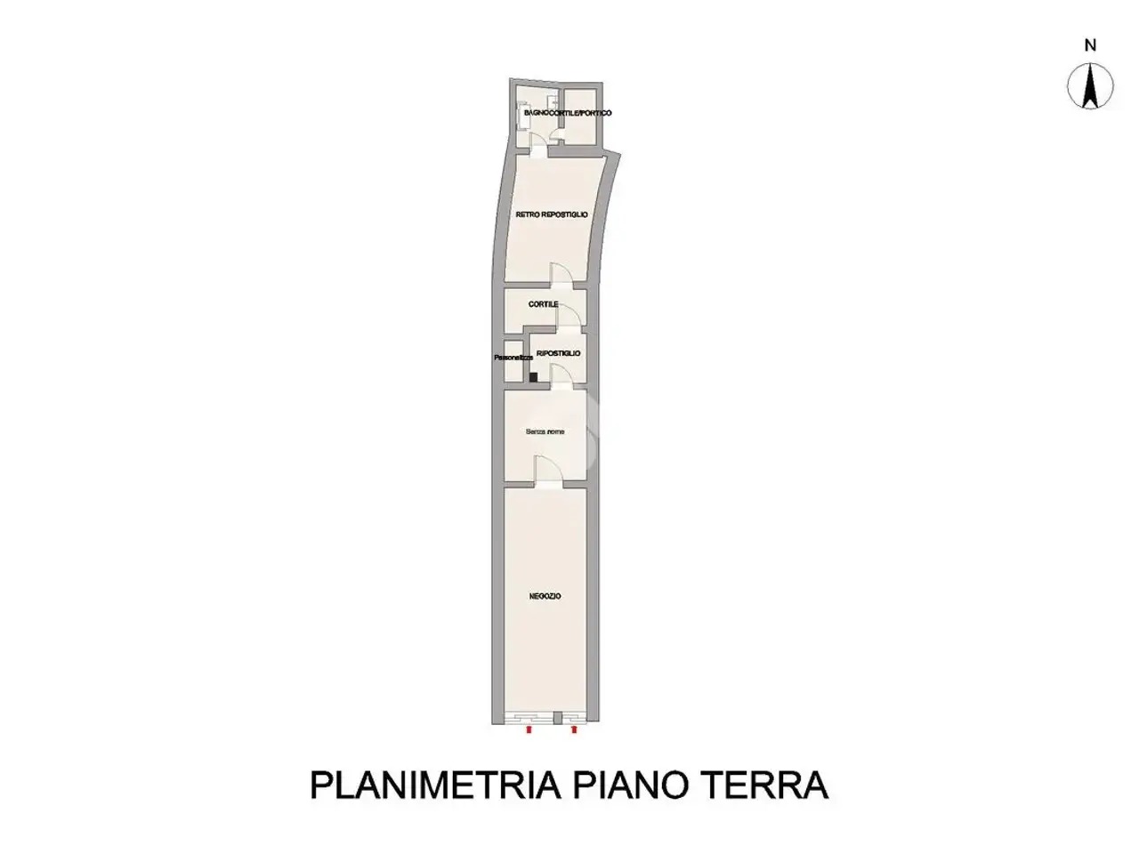 Negozio in Via Roma 4, Castelleone, {3} - Planimetria 1