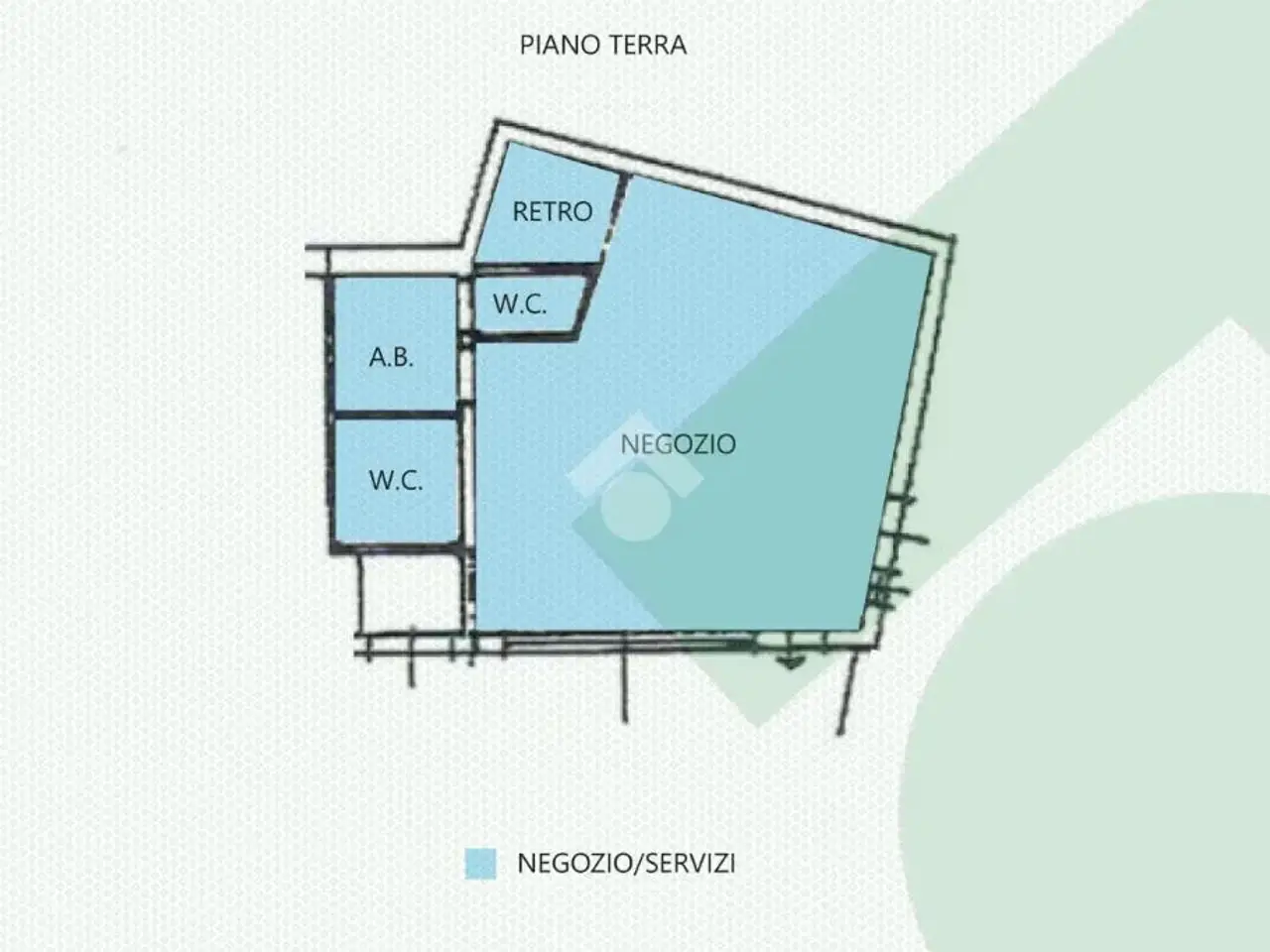 Negozio in Via Cardinal a. Ferrari 44, Rho, {3} - Planimetria 1
